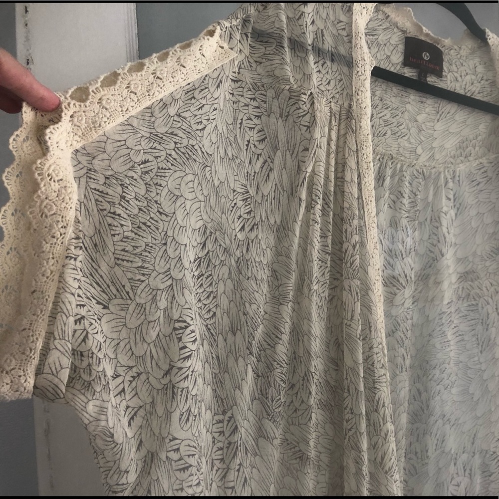 Heartloom Cammie Silk Cardigan Kimono